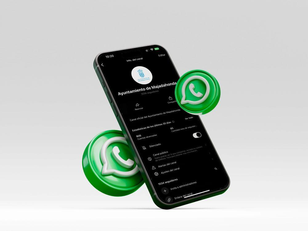 Imagen El canal de WhatsApp del Ayuntamiento de Majadahonda supera los 1.000 seguidores
