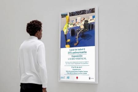 Imagen Majadahonda celebra el 175º aniversario de Canal de Isabel II acogiendo la exposición “Un río vertical” 